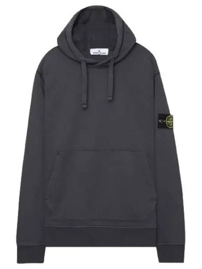 Wappen Patch Classic Fleece Hoodie Grey - STONE ISLAND - BALAAN 2