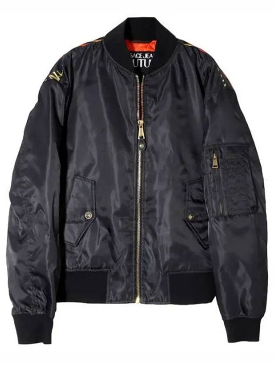 Emblem Chain Bomber Jacket Men s Jumper - VERSACE - BALAAN 1