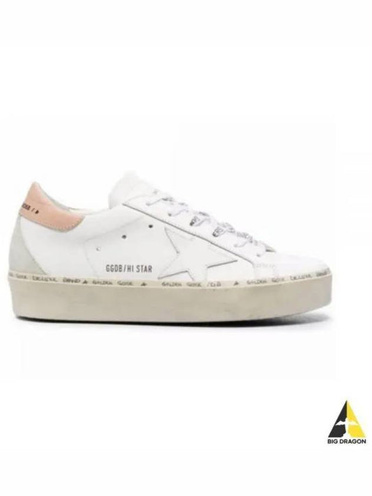 High Star Low Top Sneakers White Pink Tab - GOLDEN GOOSE - BALAAN 2