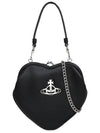 Belle Heart Frame Cross Bag Black - VIVIENNE WESTWOOD - BALAAN 1