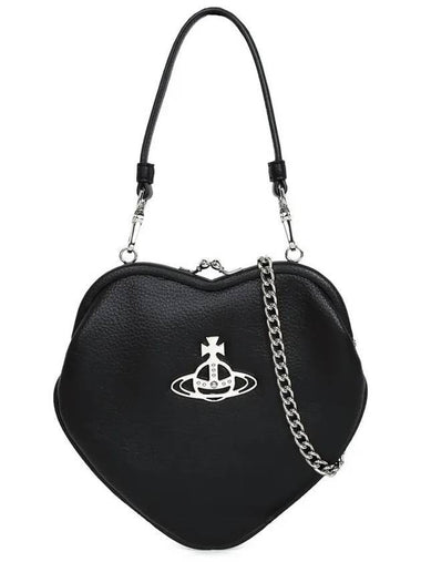 Belle Heart Frame Cross Bag Black - VIVIENNE WESTWOOD - BALAAN 1