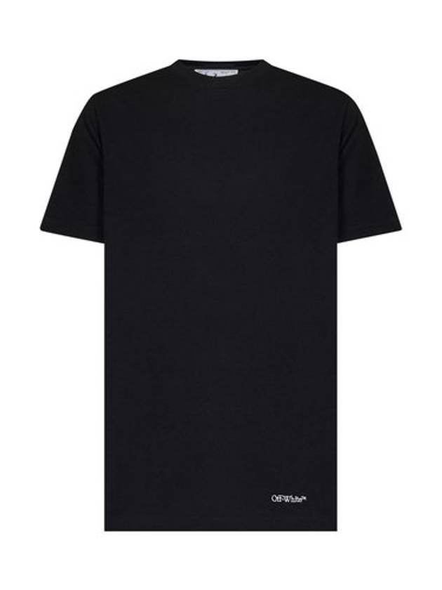 Scrubble Diag Slim Short Sleeve T-Shirt Black - OFF WHITE - BALAAN 2