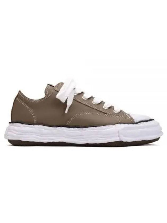 MAISON A11FW704 BROWN Peterson23 OG sole leather low top sneakers - MIHARA YASUHIRO - BALAAN 2
