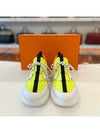 Dual Men s Sneakers White Neon Yellow - HERMES - BALAAN 1