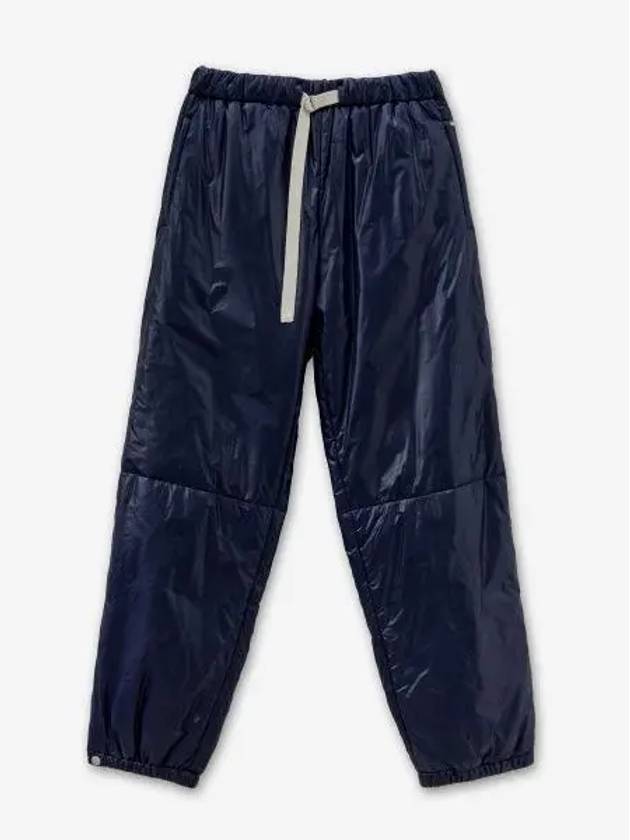 Drawstring Nylon Straight Pants Navy - JIL SANDER - BALAAN 2