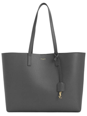 East West Shopper Tote Bag Storm - SAINT LAURENT - BALAAN 1