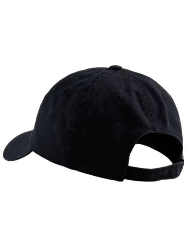 Embroidered Logo Ball Cap Black - Y-3 - BALAAN 4