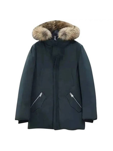 Edward Fur Hood Padded Green - MACKAGE - BALAAN 1