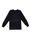 Men's Print Long Sleeve T-Shirt Black 009 - ELWKSTUDIO - BALAAN 2