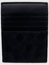 Intrecciato Leather Card Wallet Black - BOTTEGA VENETA - BALAAN 3