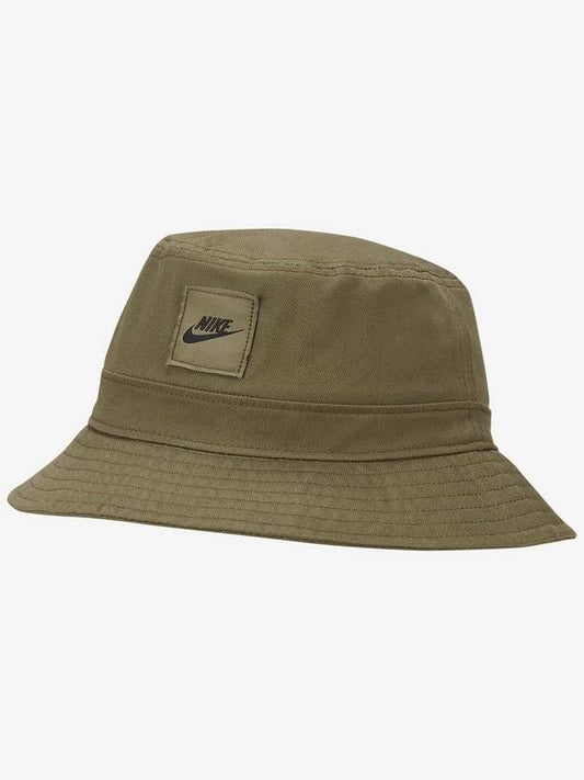 Sportswear Essential Futura Bucket Hat Medium Olive - NIKE - BALAAN 2