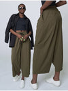 Tech Wide Pants Khaki - ATHPLATFORM - BALAAN 3