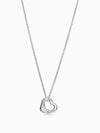 Elsa Peretti Open Heart Pendant Necklace Silver - TIFFANY & CO. - BALAAN 4