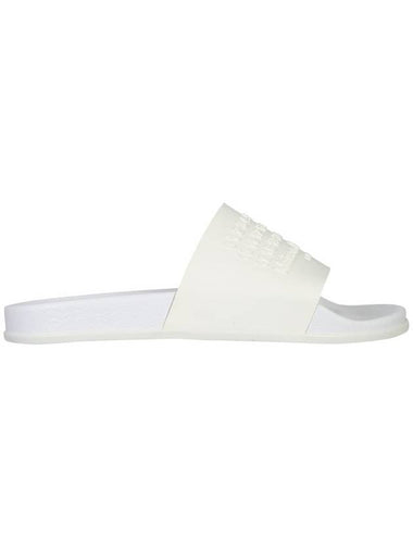 Men's Logo Rubber Slippers White - MAISON MARGIELA - BALAAN 1