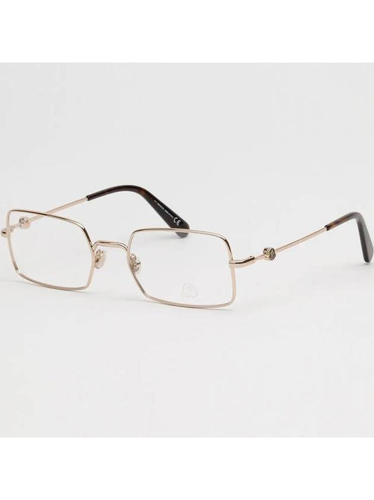 Eyewear Rectangle Eyeglasses Gold - MONCLER - BALAAN 2