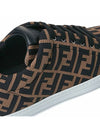 Tech Fabric Low Top Sneakers Brown - FENDI - BALAAN 11