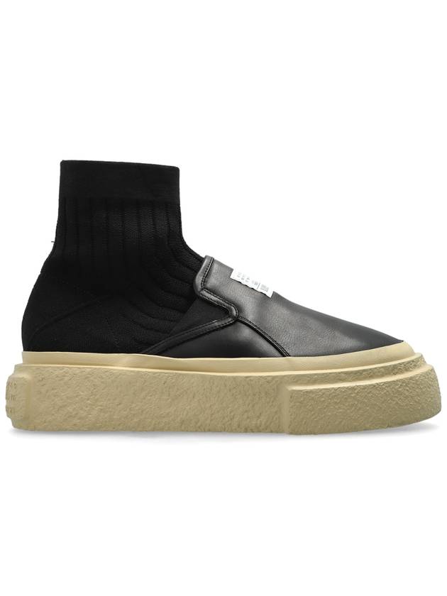 MM6 Maison Margiela Sneakers With Sock, Men's, Black - MAISON MARGIELA - BALAAN 1