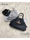 Sphere Leather Mini Shoulder Bag Black - VIVIENNE WESTWOOD - BALAAN 7