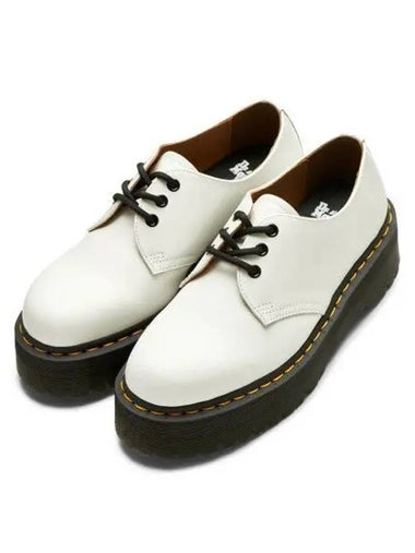 Dr Martens 1461 3 Hole Quad Smooth White 26492100 - DR. MARTENS - BALAAN 1