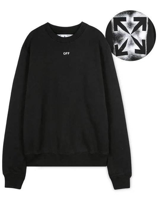 Arrow Stencil Sweatshirt Black - OFF WHITE - BALAAN 2