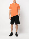 Cotton Terry Garment Dyed Shorts Black - STONE ISLAND - BALAAN 1