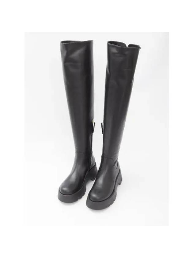 Gianvito Rossi MONTEY leather knee high boots G8022320GOMVGI - GIANVITO ROSSI - BALAAN 5