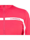 Women's Zenith Mid Layer Zip-Up Jacket Pink - J.LINDEBERG - BALAAN 11