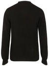 Men's Red Heart Wappen Wool Cardigan Black - COMME DES GARCONS PLAY - BALAAN 3