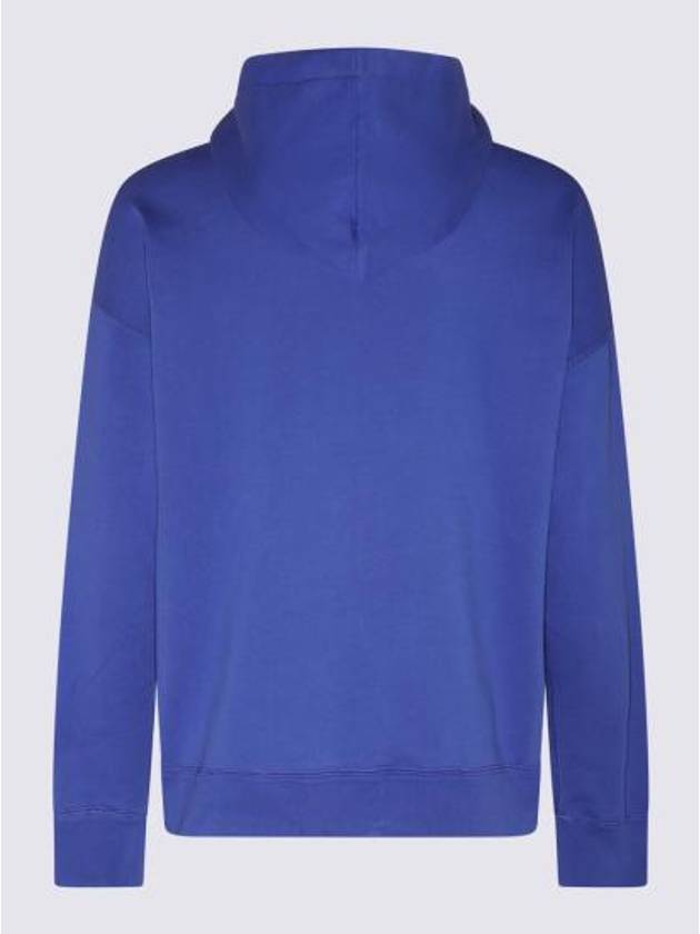 Miley Logo Cotton Hoodie Blue - ISABEL MARANT - BALAAN 3