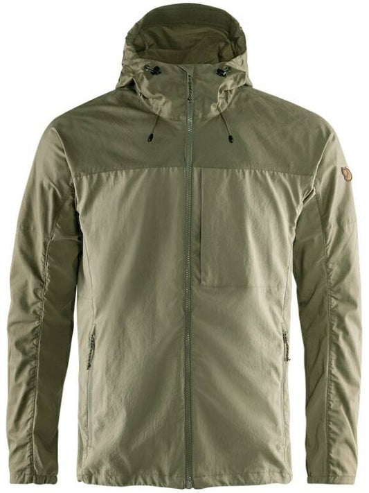 ABISKO MIDSUMMER JACKET M SAVANNA OLIVE - FJALL RAVEN - BALAAN 1