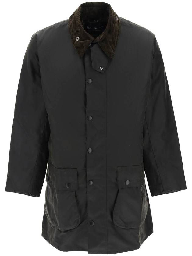 Northumbria contrast collar wax jacket MWX0009MWX - BARBOUR - BALAAN 2