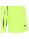 Men's Zebra Logo Swim Shorts Bottle Green - PAUL SMITH - BALAAN.