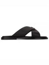 Alias CD Diamond Grained Calfskin Sandals Black - DIOR - BALAAN 2