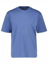 Hale Logo Patch Short Sleeve T-Shirt Bijou Blue - J.LINDEBERG - BALAAN 2