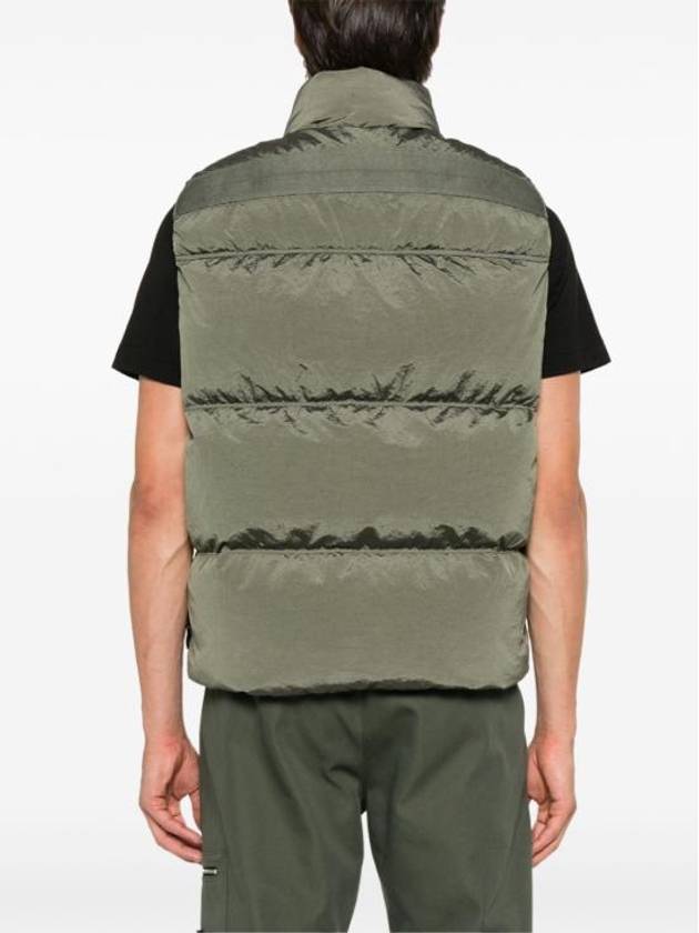 High Neck Padded Vest Green - STONE ISLAND - BALAAN 5