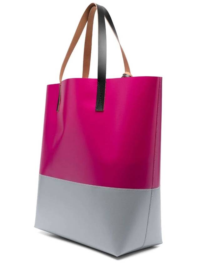 Tribeca Shopping Tote Bag Pink - MARNI - BALAAN 4