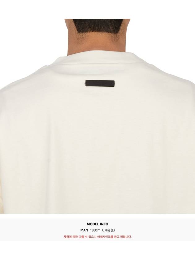 Jersey Crew Neck Short Sleeve T-Shirt White - FEAR OF GOD - BALAAN 7