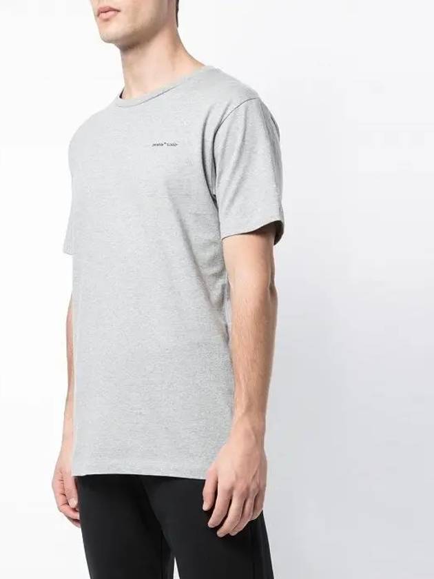 Logo print tshirt OMAA027S19185022 0710 - OFF WHITE - BALAAN 3