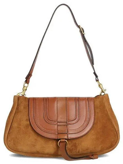 Marcie Suede Shoulder Bag Caramel - CHLOE - BALAAN 2