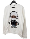 NCW19252 081 Sweatshirt White - IH NOM UH NIT - BALAAN 3