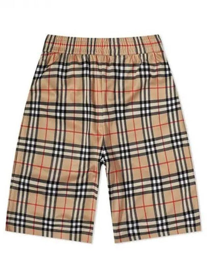 Vintage Check Technical Twill Shorts Beige - BURBERRY - BALAAN 2