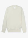 Lightweight Crew Neck Merino Wool Knit Top White - JIL SANDER - BALAAN 2