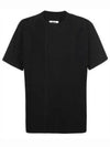 Oversized Cotton Short Sleeved T-shirt Black - MAISON MARGIELA - BALAAN 2