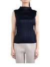 pleated sleeveless top - ISSEY MIYAKE - BALAAN 2