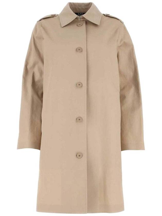 Justine Raincoat Beige - A.P.C. - BALAAN 2