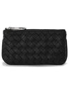 Intrecciato Card Wallet Black - BOTTEGA VENETA - BALAAN 3