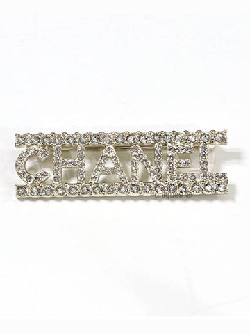 logo crystal brooch - CHANEL - BALAAN 1