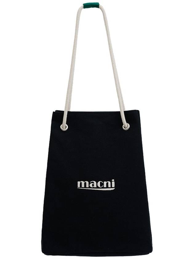 CANVAS STRING BAG BLACK - MACNI - BALAAN 1