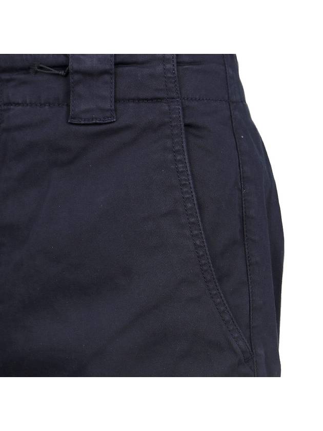 Stretch Satin Cargo Shorts Navy - CP COMPANY - BALAAN 9