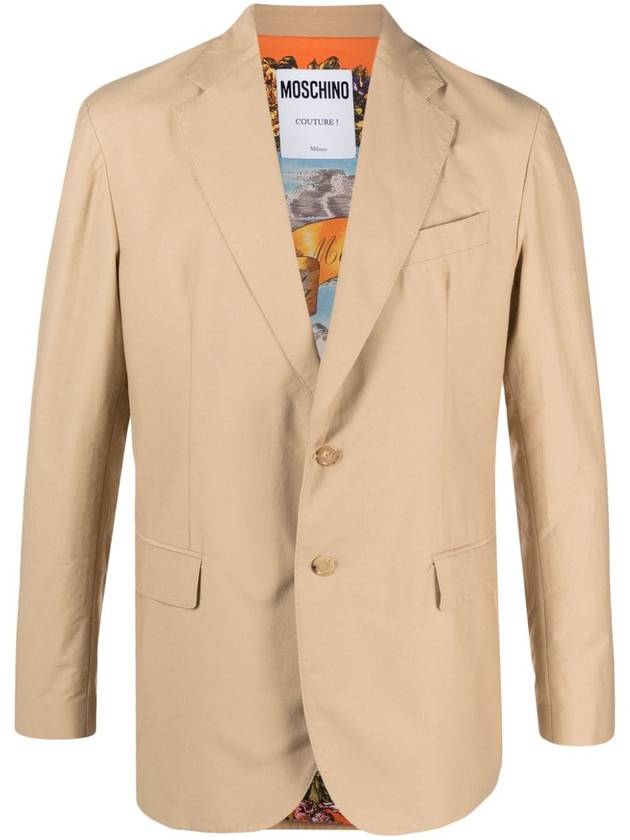 Jacket A0519 0232 3081 BEIGE - MOSCHINO - BALAAN 2